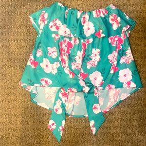 Pink Lily strapless top